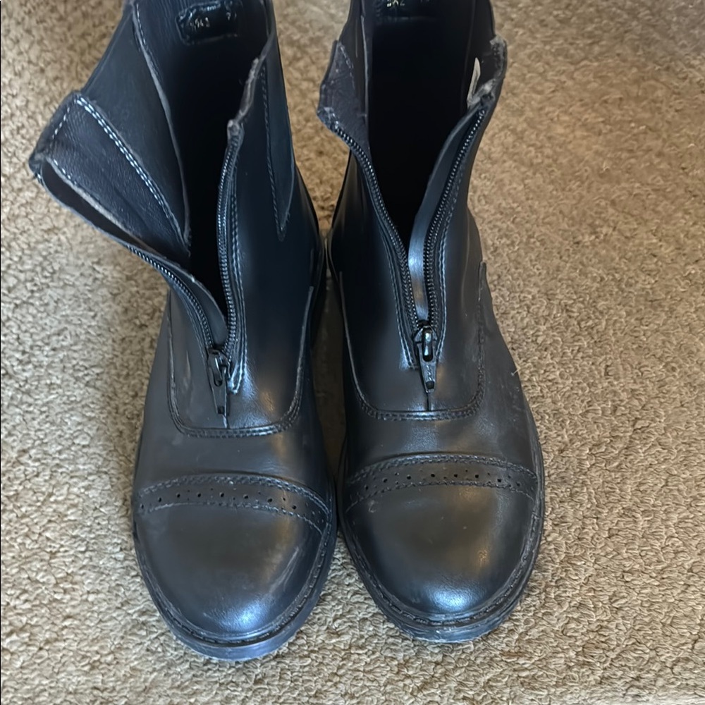 Black Leather Boots